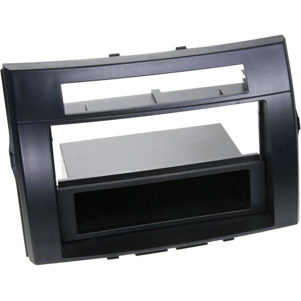 2-DIN Paneel Toyota Corolla Verso 2004-2009 Kleur: Zwart