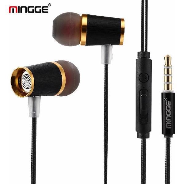 M21 High Bass In-Ear Oordopjes met 3.5mm Jack Oortjes voor Apple iPhone / Samsung Galaxy / Huawei - zwart