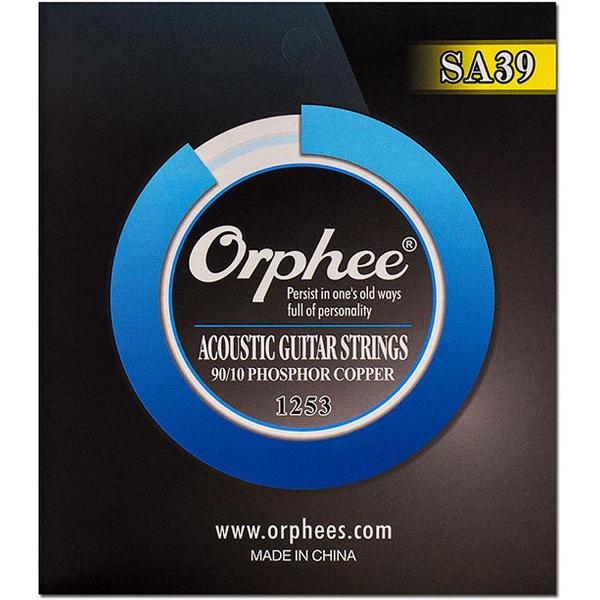 Professionele Gitaarsnaren Set - Snarenset voor Akoestische Gitaar (6 stuks/EBGDAE)-Orphee® SA39