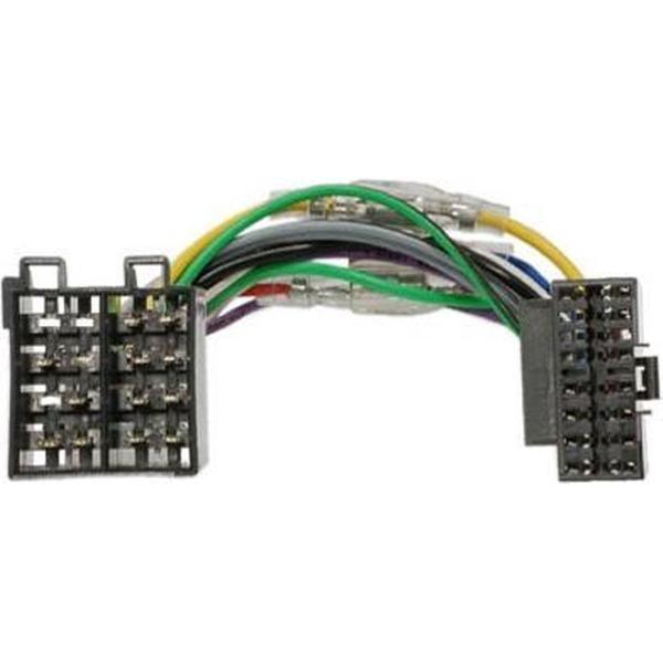 Kabelboom OEM radio OEM adapter JVC 16-pin > ISO 16-pin