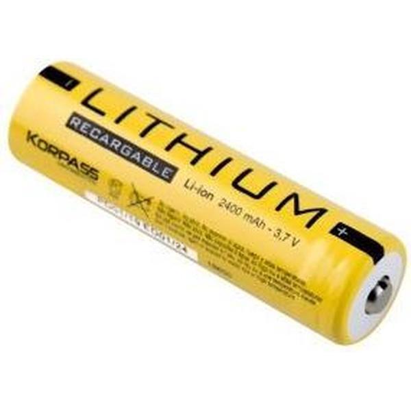 18650 Batterij 2400mah (Protected) - Korpass