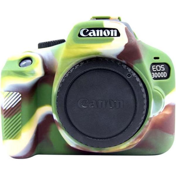 PULUZ zachte siliconen beschermhoes voor Canon EOS 3000D / 4000D (camouflage)