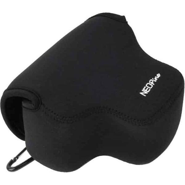 NEOpine Neoprene Shockproof Soft hoesje Bag met Hook voor Panasonic FZ1000 Camera(zwart)