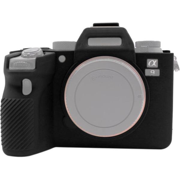 PULUZ zachte siliconen beschermhoes voor Sony ILCE-9M2 / Alpha 9 II / A92 (zwart)