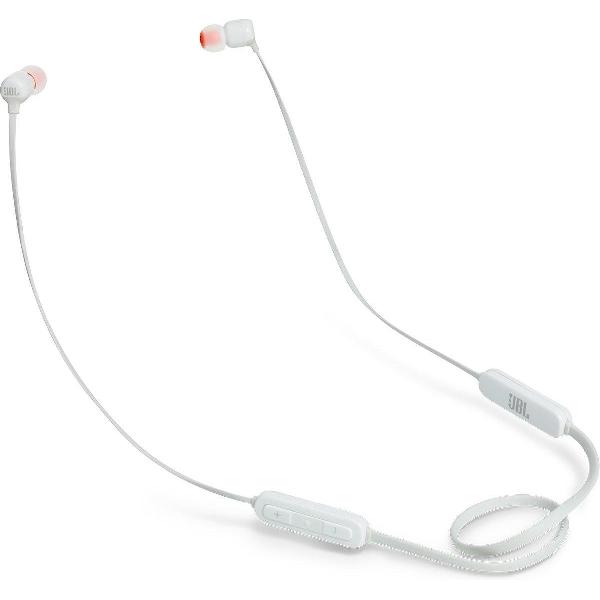 JBL T110BT Wit - Draadloze In-Ear Oordopjes