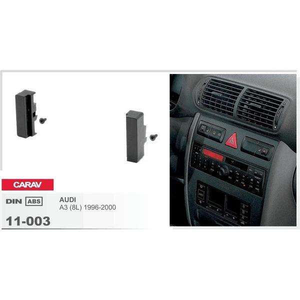 1-DIN AUDI A3 (8L) 1996-2000 afdeklijst / installatiekit Audiovolt 11-003