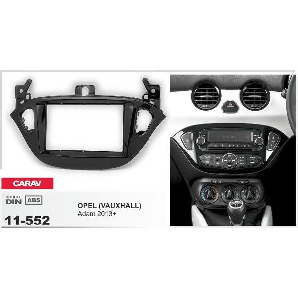 2-DIN OPEL Adam 2013+, Corsa (E) 2014+ inbouwpaneel Audiovolt 11-552