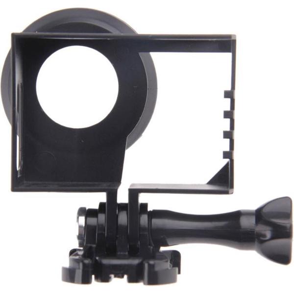 Standaard Frame Mount huisvesting met Lens zonnescherm voor GoPro HERO4 /3+ /3(zwart)
