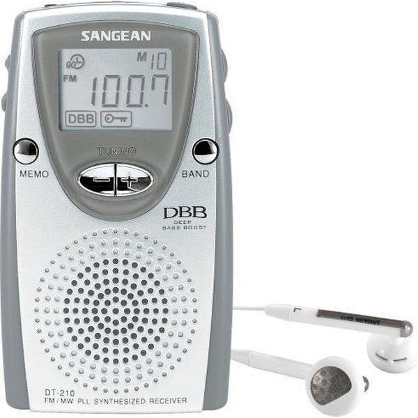 Sangean DT210 - Draagbare Radio - Grijs