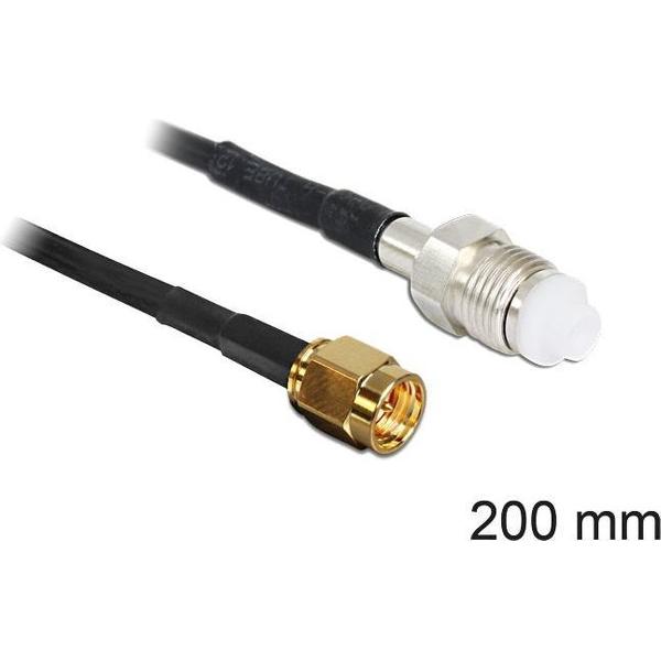 Delock - SMA Stecker - FME Buchse RG-174 200 mm