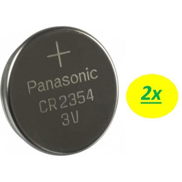 2x Panasonic CR2354 3Volt Lithium knoopcel batterij voor o.a. Polar CS600X, CS500 en CS400