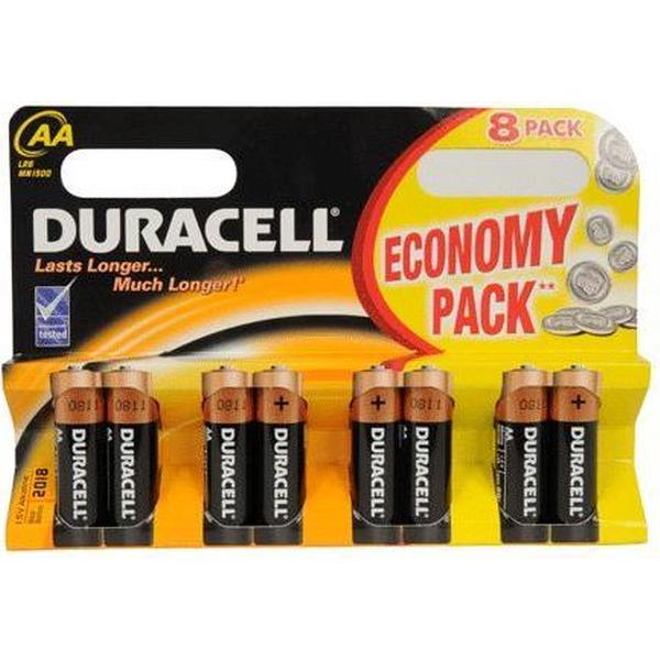 Duracell AA batterijen 8-pack