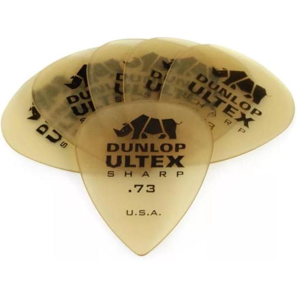 Dunlop Ultex Sharp pick 6-Pack 0.73 mm Standaard plectrum