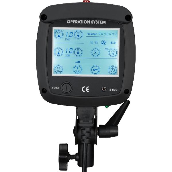 Bresser flitser CM-1000 met touchscreen