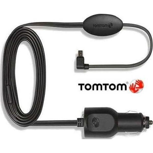 TomTom mini-usb Autolader met TMC-Verkeersontvanger