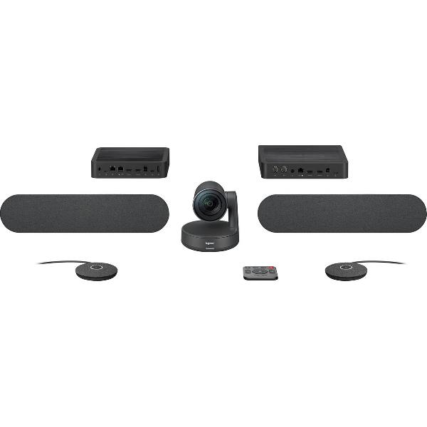 Logitech Rally Plus Ultra HD 4k video conference |Videoconferencing | videomeeting 16 persoon |Zwart EU