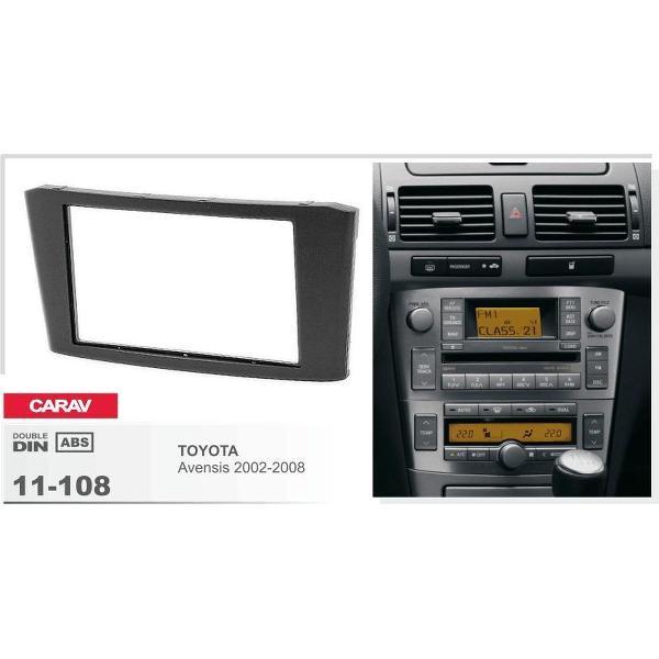 2-DIN TOYOTA Avensis 2002-2008 afdeklijst / installatiekit Audiovolt 11-108