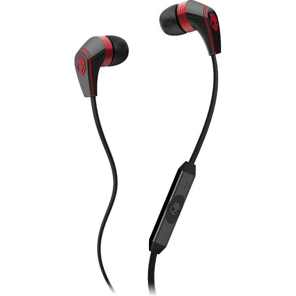 Skullcandy 50/50 – In-ear oordopjes met Mic voor iPod/iPhone/iPad - Zwart/Rood