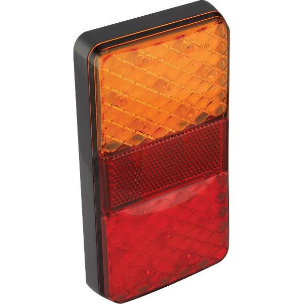 Achterlicht 12/24V 4 functies 80x150mm LED