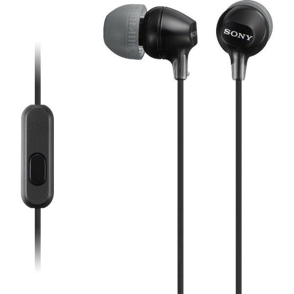 Sony MDR-EX15AP - In-ear oordopjes - Zwart
