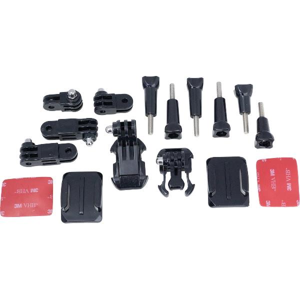 SportsCam Front & Side Helmet Mount met Flat & Curved Sticker