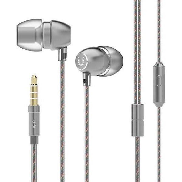 in-ear oortjes - 1.2 meter met microfoon en controller - 3.5mm - UiiSii HM7