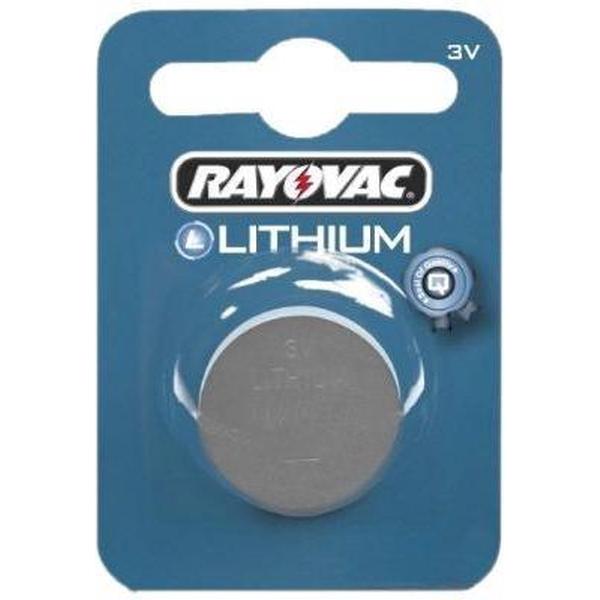 1 Stuk - Rayovac CR2025 3v lithium knoopcel batterij