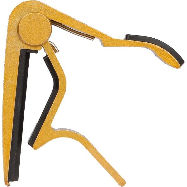BiBiRockshop - Capo gitaarklem - Elektrisch - Akoestisch - Aluminium - Barreklem - VintageGold - Capodaster