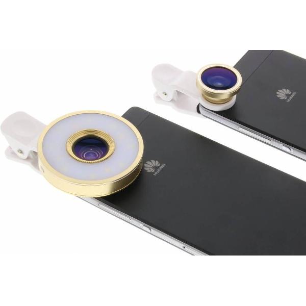 Gouden 6 in 1 LED Multi-lens set