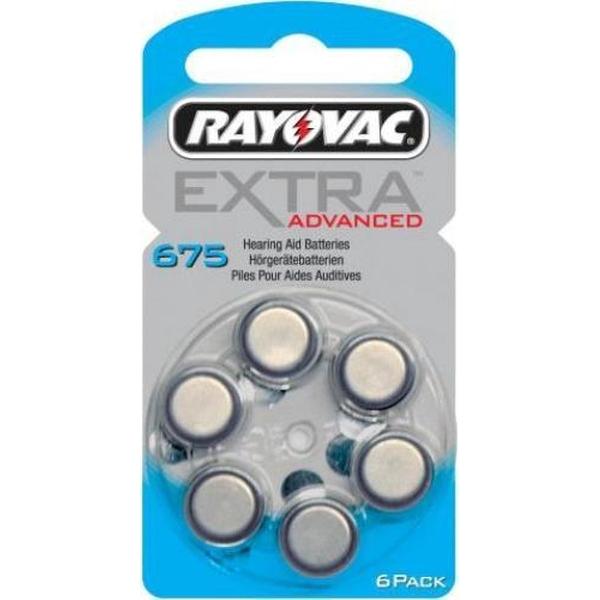Rayovac extra advanced type 675 6x