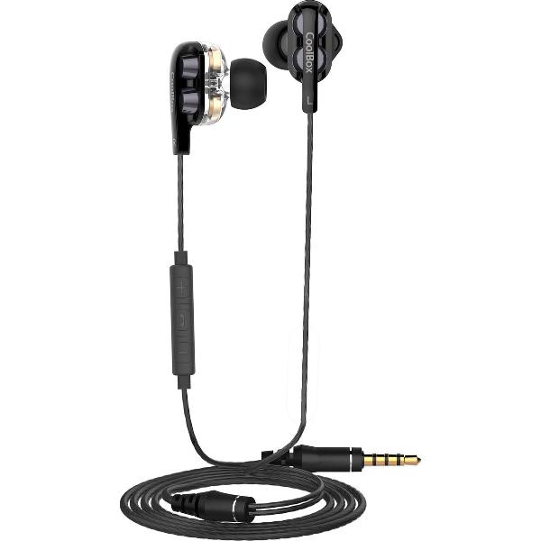 CoolBox CoolJoin Headset In-ear Zwart