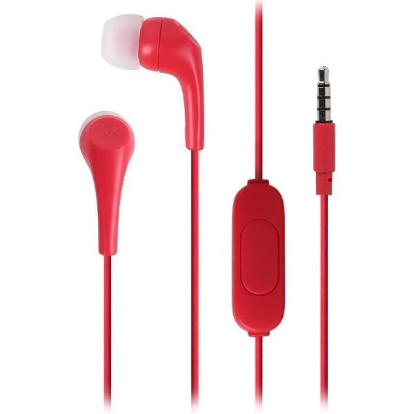 Motorola Eardbuds2 - rood - in-ear - met microfoon - lichtgewicht - super geluid