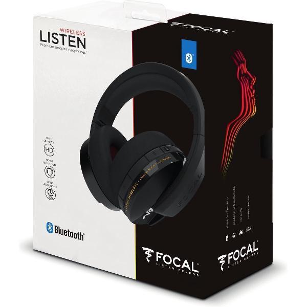 Focal Listen Wireless Hoofdtelefoons Hoofdband Zwart