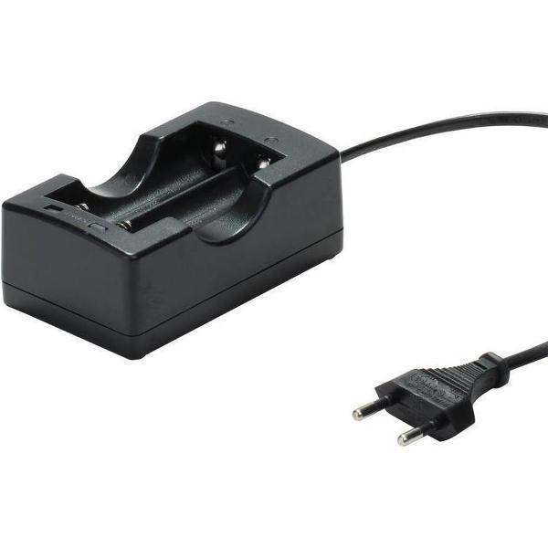 18650 Dual Lader EU-stekker voor Li-ion oplaadbare batterijen