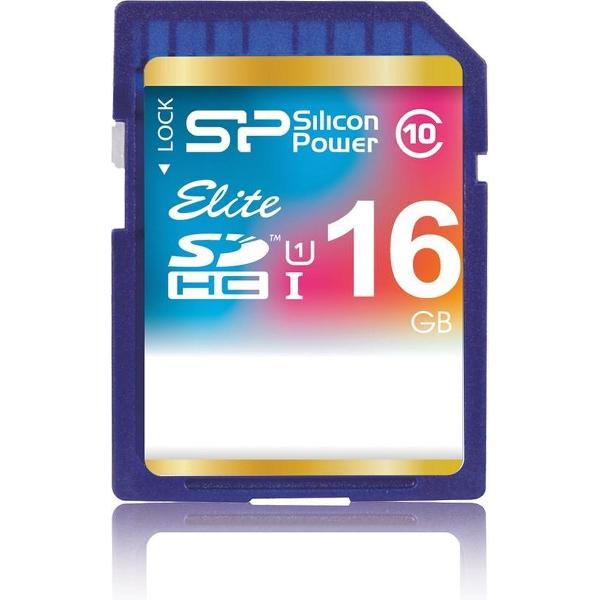 Silicon Power Elite 16 GB SDHC UHS-1 Speicherkarte