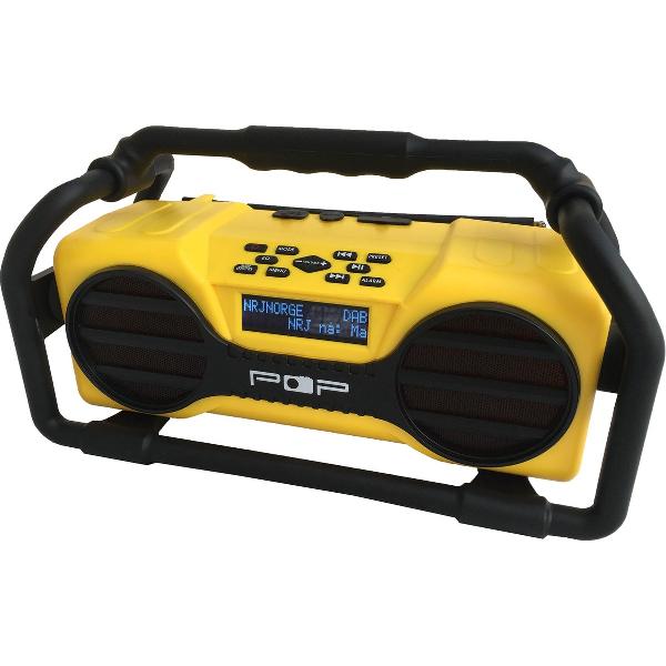 POP @worksite radio Draagbaar Digitaal Zwart, Geel