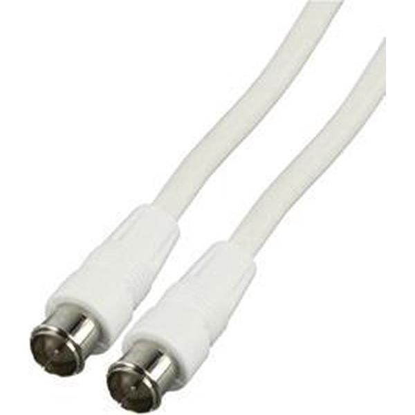Witte antennekabel 90 dB 1,50 m