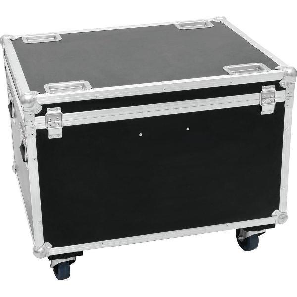 ROADINGER Flightcase 4x LED THA-100F/THA-120PC with wheels