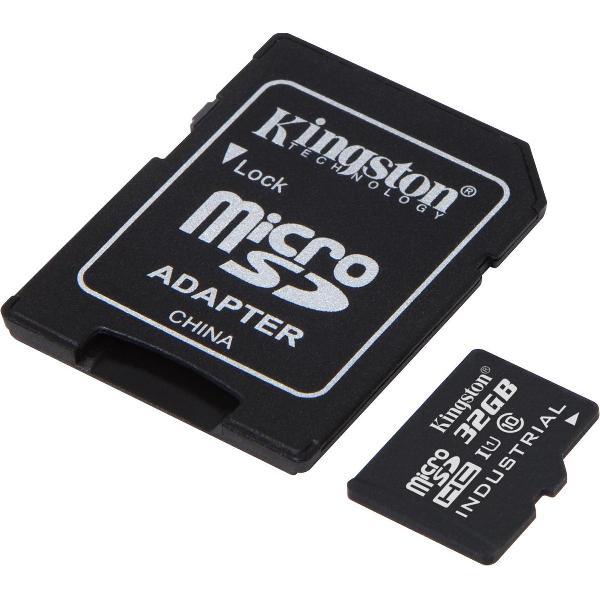 Kingston Technology flashgeheugens Industrial Temperature microSD UHS-I 32GB