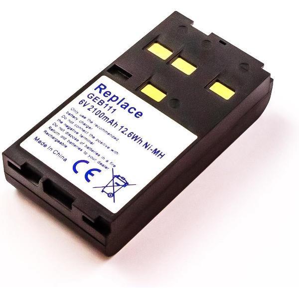 Battery Leica GEB111, NiMH, 6V, 2100mAh, 12,6Wh