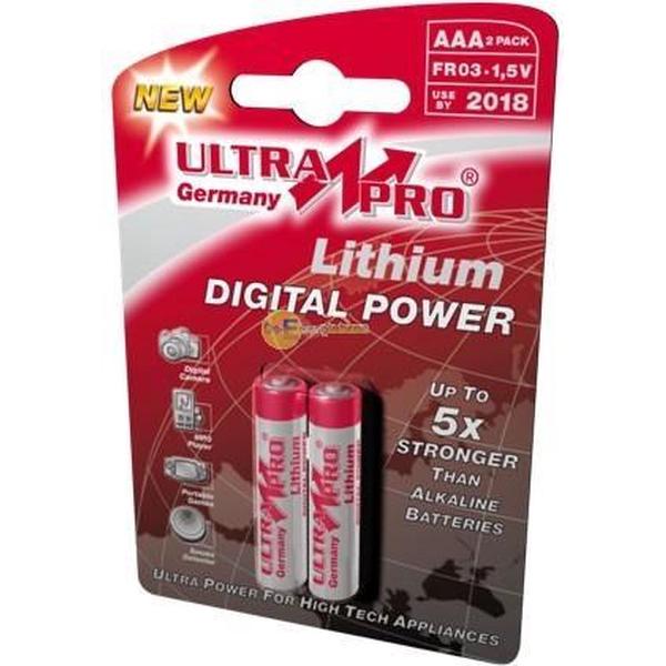 Ultra Pro FR03 Lithium (AAA) Batterijen 2 stuks