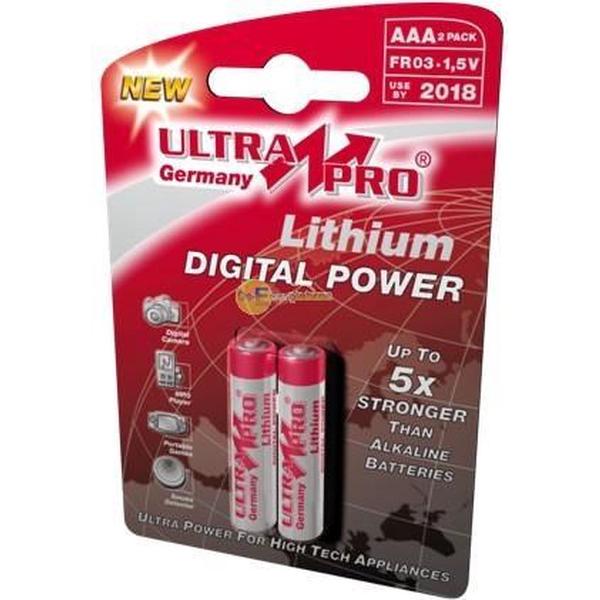 Ultra Pro FR03 Lithium (AAA) Batterijen 2 stuks