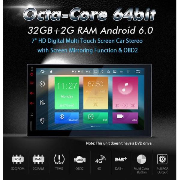 2-din Android navigatie autoradio