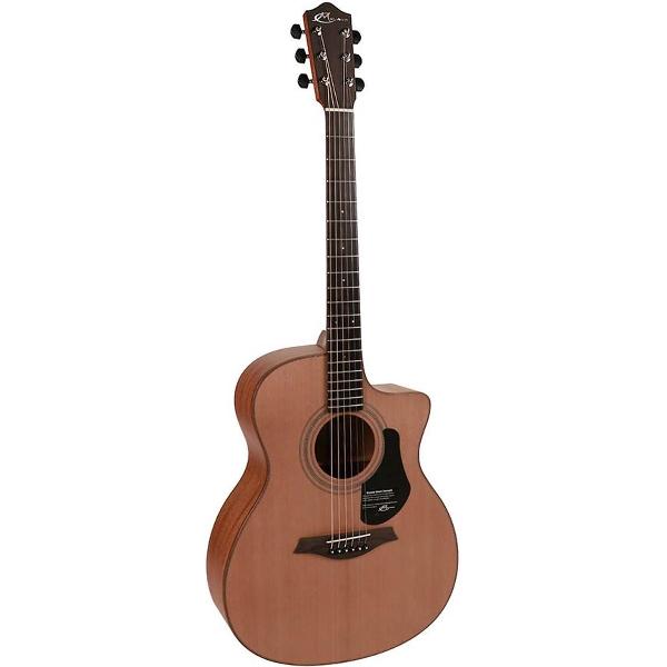 Mayson ECM10CE Elementary serie Marquis model hoog kwalitatieve elektro-akoestische western gitaar met massief ceder bovenblad en met luxueuze dikke draagtas