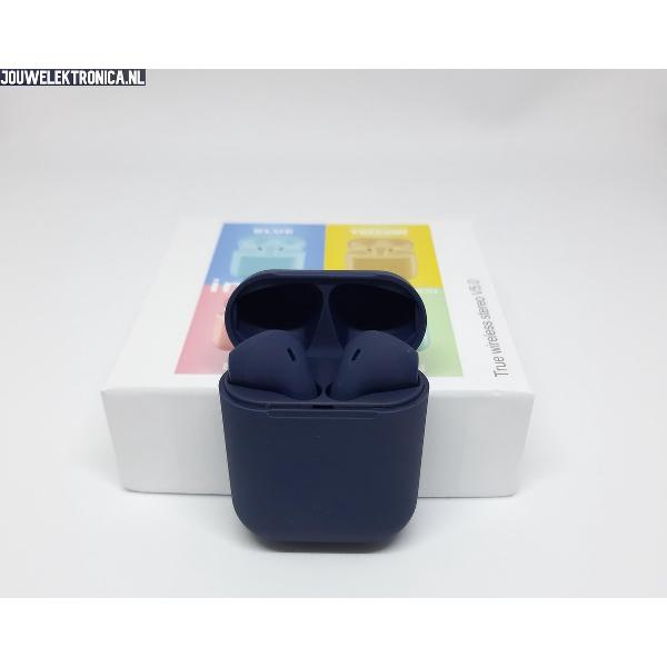 Draadloze Bluetooth Oordopjes Inpods Kleur: Donker Blauw