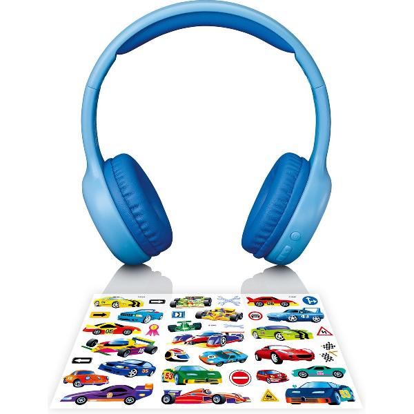 Lenco HPB-110BU - Vouwbare kinder Bluetooth hoofdtelefoon - Blauw