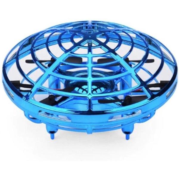Jumalu Mini RC UFO Drone - Quadcopter - Helikopter - Speelgoed - Zwevende UFO - 4 Propellers - USB oplaadbaar - Blauw