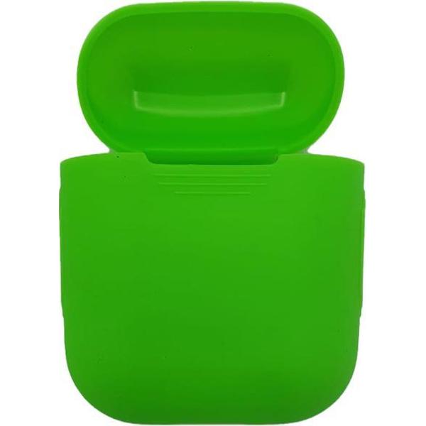 Airpod Case – Airpod Hoesje – Voor Airpods 1&2 - Silicone Groen – oDaani