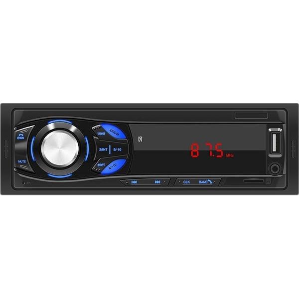TechU™ Autoradio T90 – 1 Din + Afstandsbediening – Bluetooth – AUX – USB – SD – FM radio – Handsfree bellen – Tijdweergave