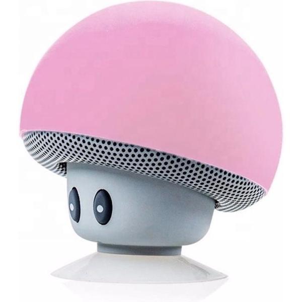 Liquno iCanto Mini Mushoorm Bluetooth Speaker - Zacht Roze
